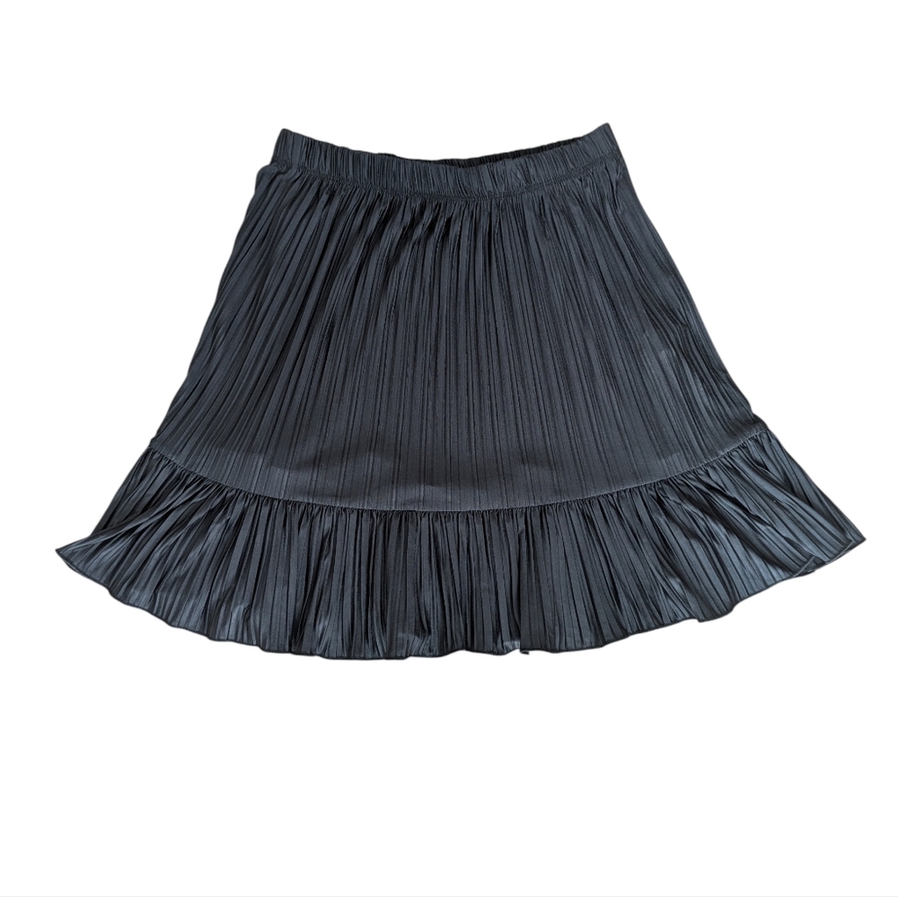 2/$15 Woman's Zara Black A-Line Pleated Skirt- Size Small